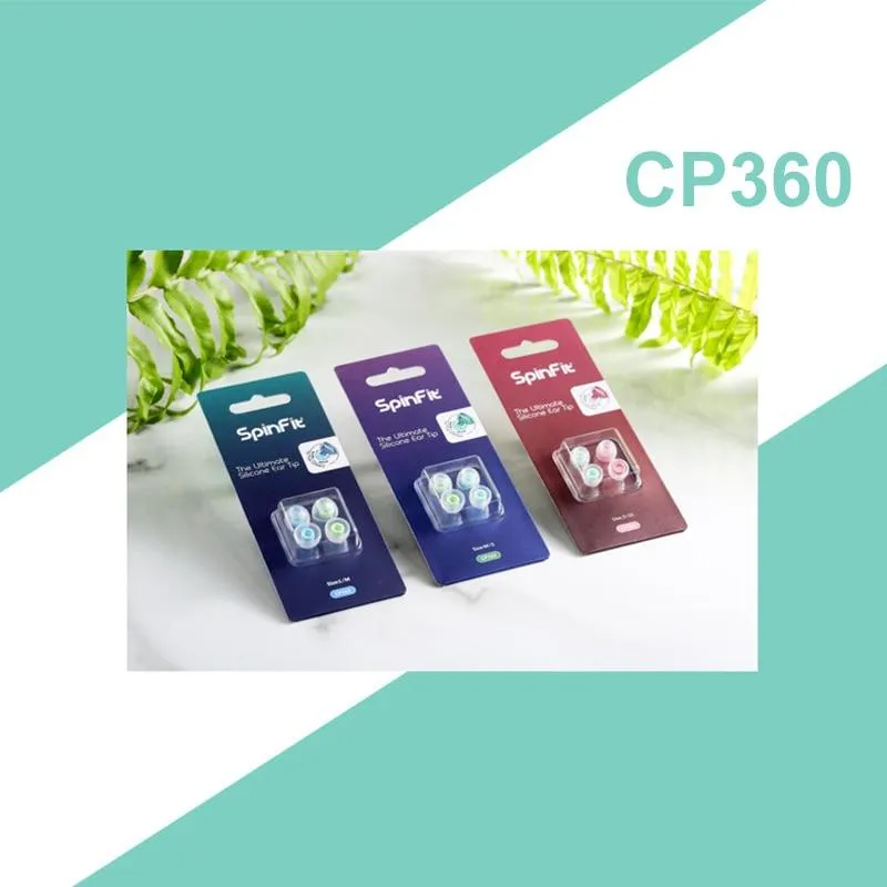 SpinFit CP360 Silicone Eartips for TWS with 4 mm ~ 5.5 mm Nozzle