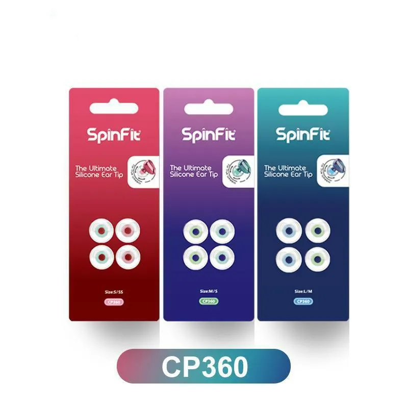 SpinFit CP360 Silicone Eartips for TWS with 4 mm ~ 5.5 mm Nozzle