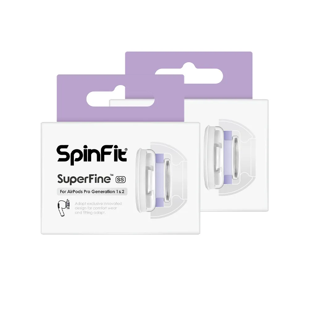 Spinfit SuperFine Silicon Eartips for AirPods Pro (2 Pairs)