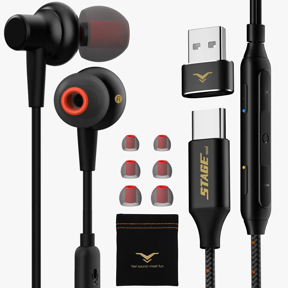 Stage Magic  usb c earphones