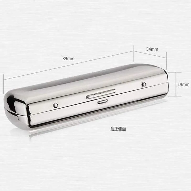 Stainless Steel Portable Cigarette Case