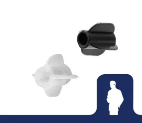 TORPEDO Aerodynamic Earbuds, 50 Pack - Clear or Black
