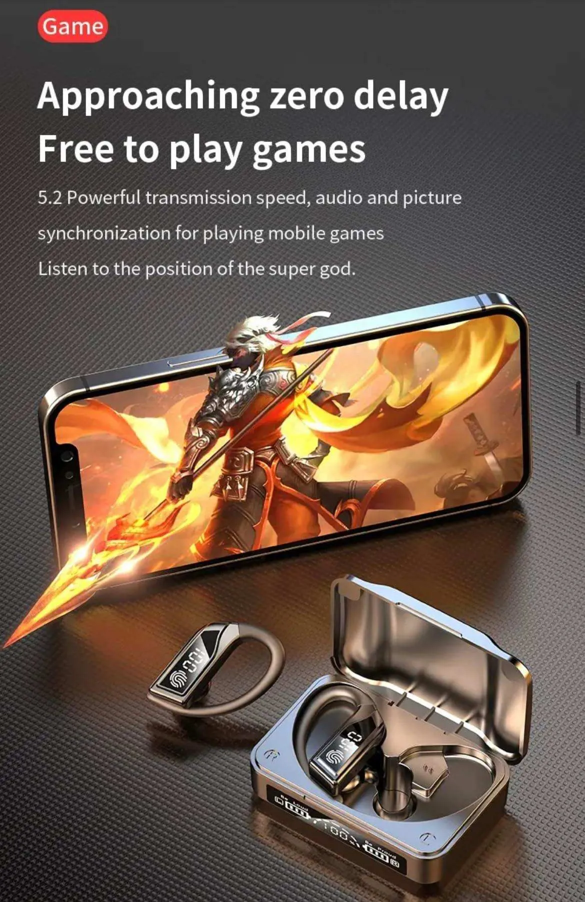 TUTT Q8 TWS Earphone Led Display Wireless Stereo Earbuds Sport Waterproof Headphones Headsets with Microphone | Business | Sport
