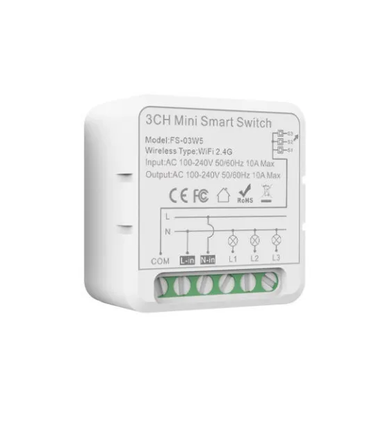 Tuya 2 Way 1 2 3 4 Gang 1/2/3/4 CH DIY Switch Mini Bluetooth Wifi Smart Circuit Breaker For Alexa Google Home Smart Life App