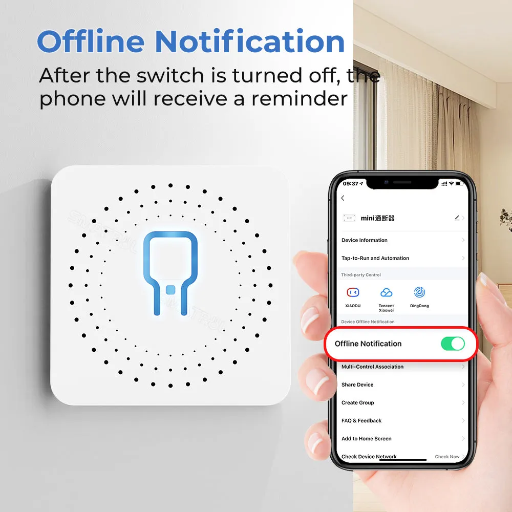 Tuya 2 Way 1 2 3 4 Gang 1/2/3/4 CH DIY Switch Mini Bluetooth Wifi Smart Circuit Breaker For Alexa Google Home Smart Life App