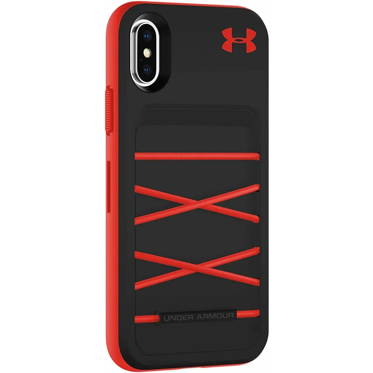 Under Armour UAIPH-014-BLKR-A UA Protect Arsenal Case for iPhone XS & iPhone X - Black/Red