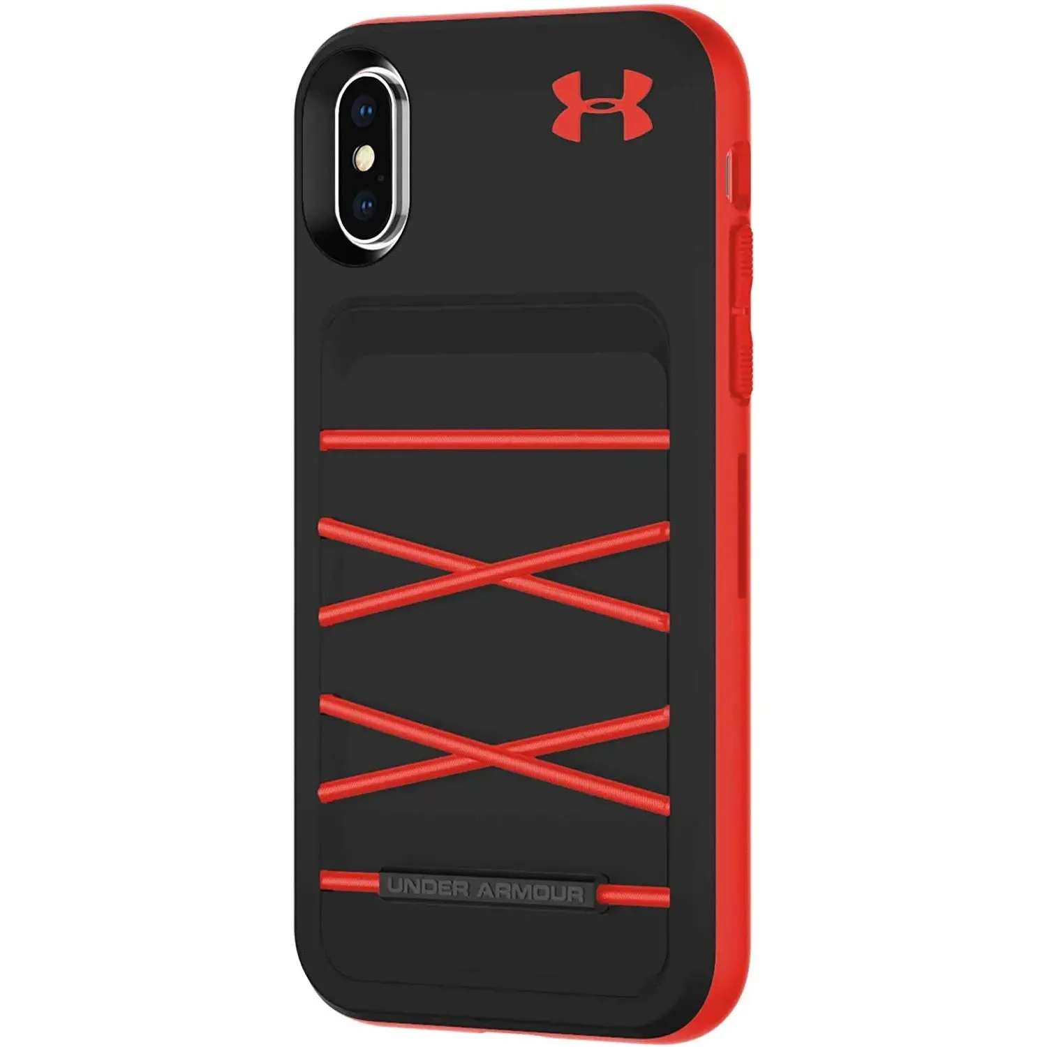 Under Armour UAIPH-014-BLKR-A UA Protect Arsenal Case for iPhone XS & iPhone X - Black/Red
