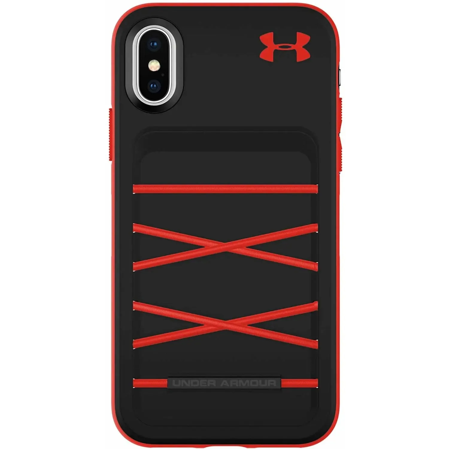 Under Armour UAIPH-014-BLKR-A UA Protect Arsenal Case for iPhone XS & iPhone X - Black/Red