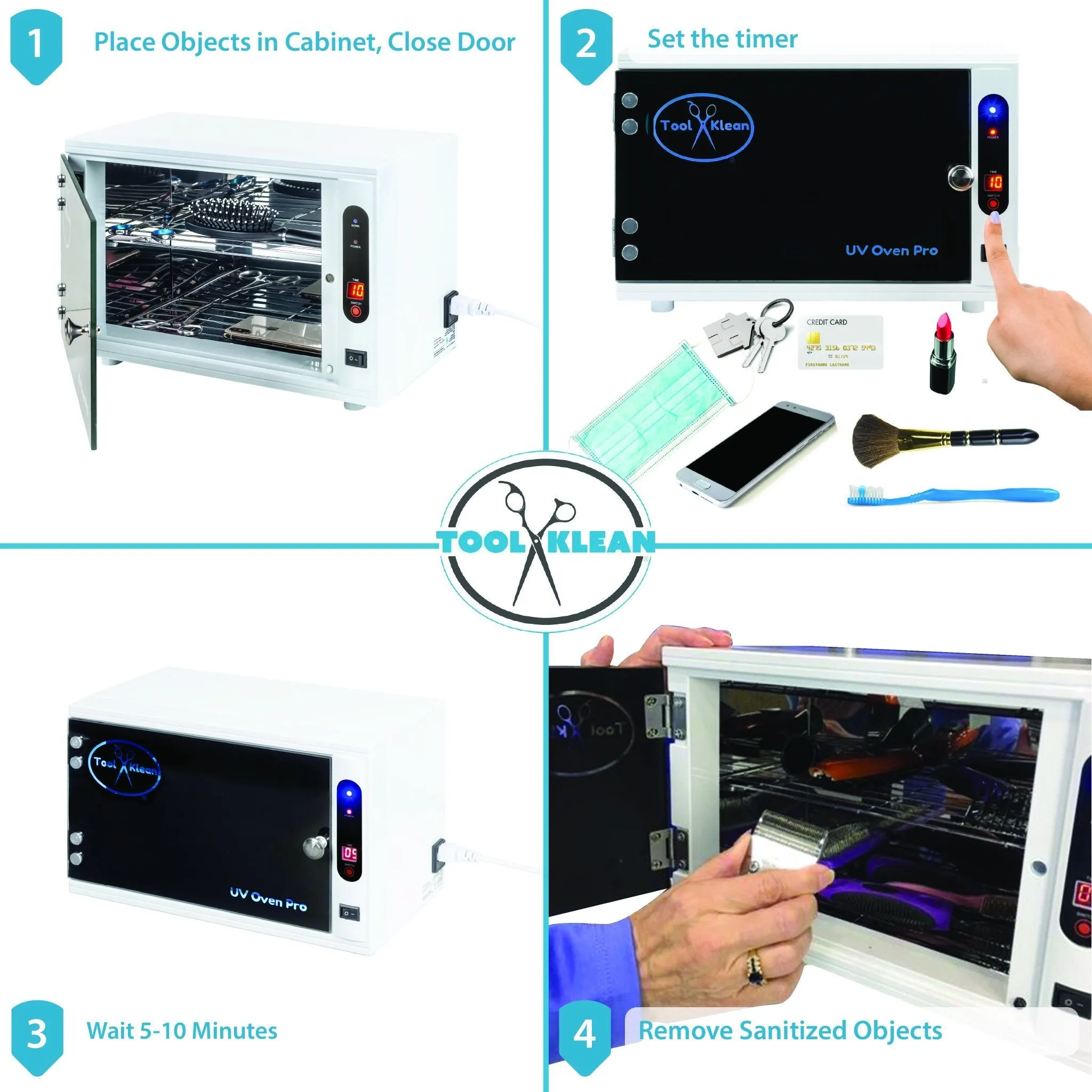 UV Sanitizer Box - Tool Klean UVC Light Oven Pro Sanitizer