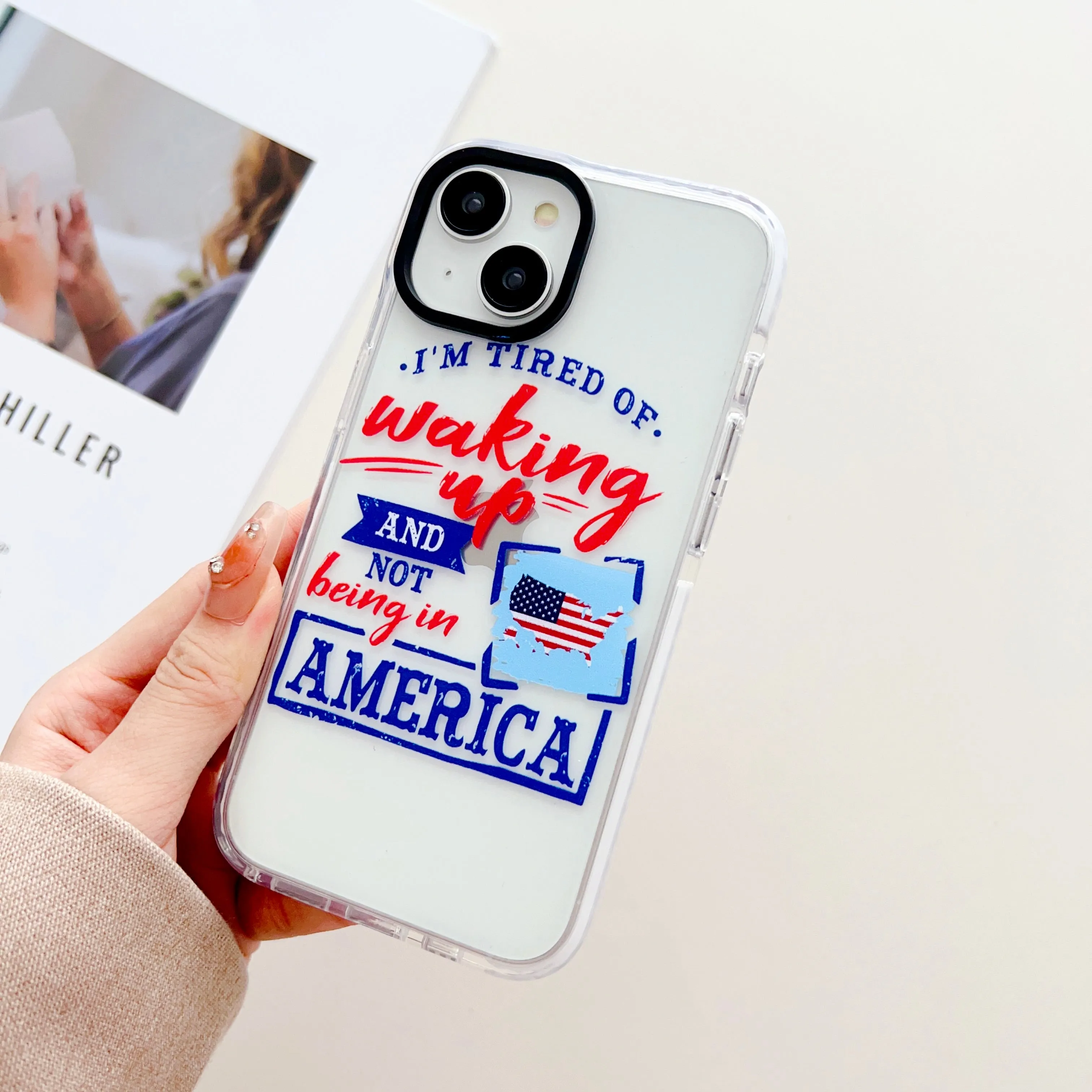 Waking Up And Not Be In Your Favourite Country Customised Designer Impact Proof Silicon Phone Case for iPhone