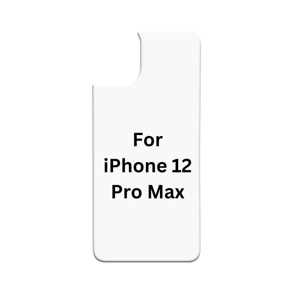 White Glass Spare Inserts for Sublimation Cases Compatible with iPhone - Wireless Charging Compatible