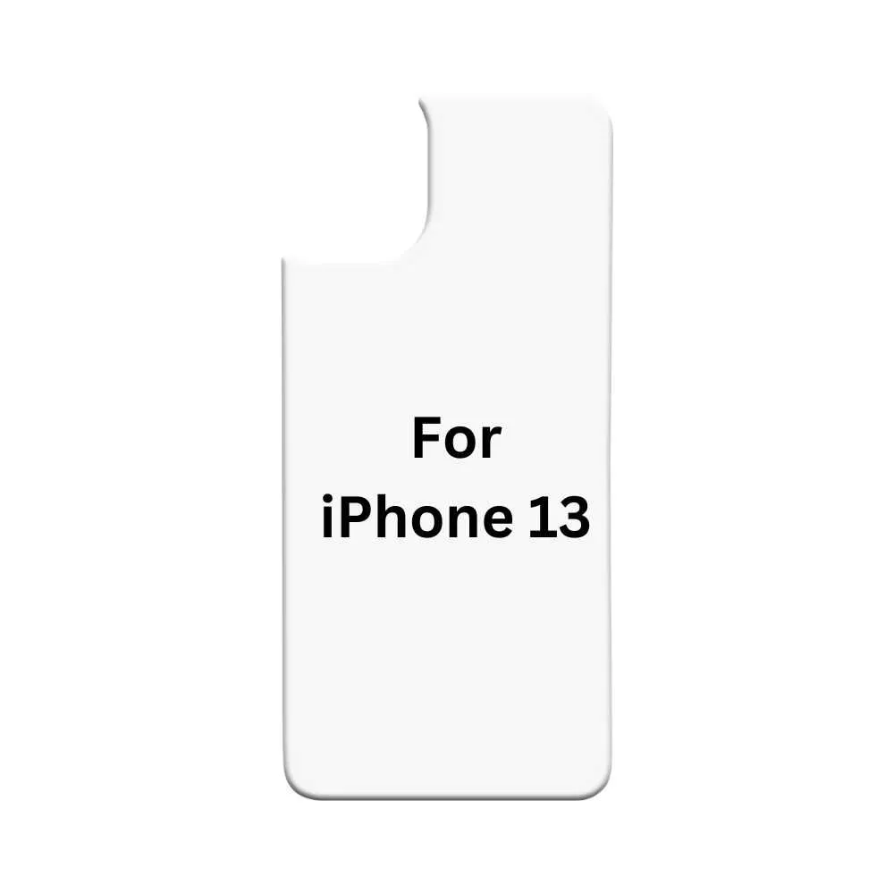 White Glass Spare Inserts for Sublimation Cases Compatible with iPhone - Wireless Charging Compatible