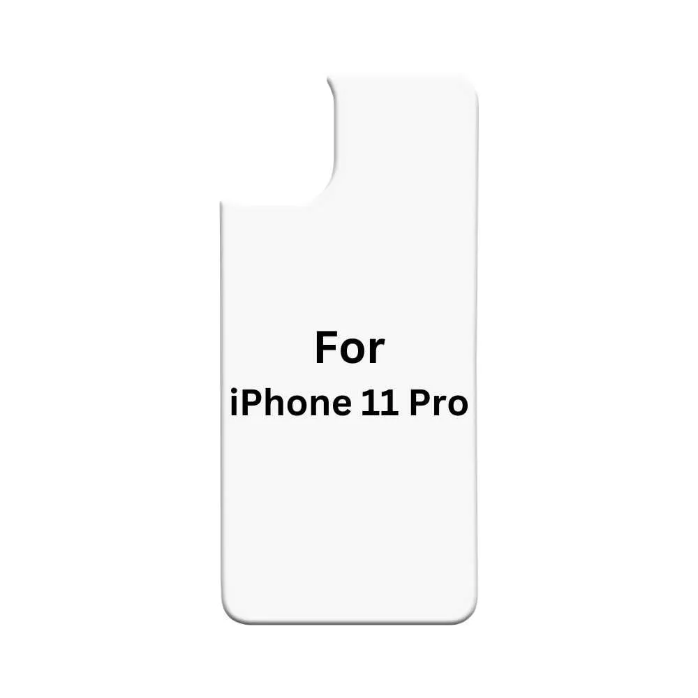 White Glass Spare Inserts for Sublimation Cases Compatible with iPhone - Wireless Charging Compatible