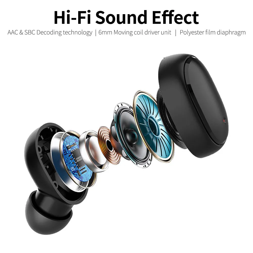 Wireless BT 5.0 Earbuds In-Ear Earbuds Lightweight