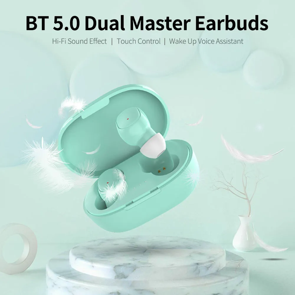 Wireless BT 5.0 Earbuds In-Ear Earbuds Lightweight