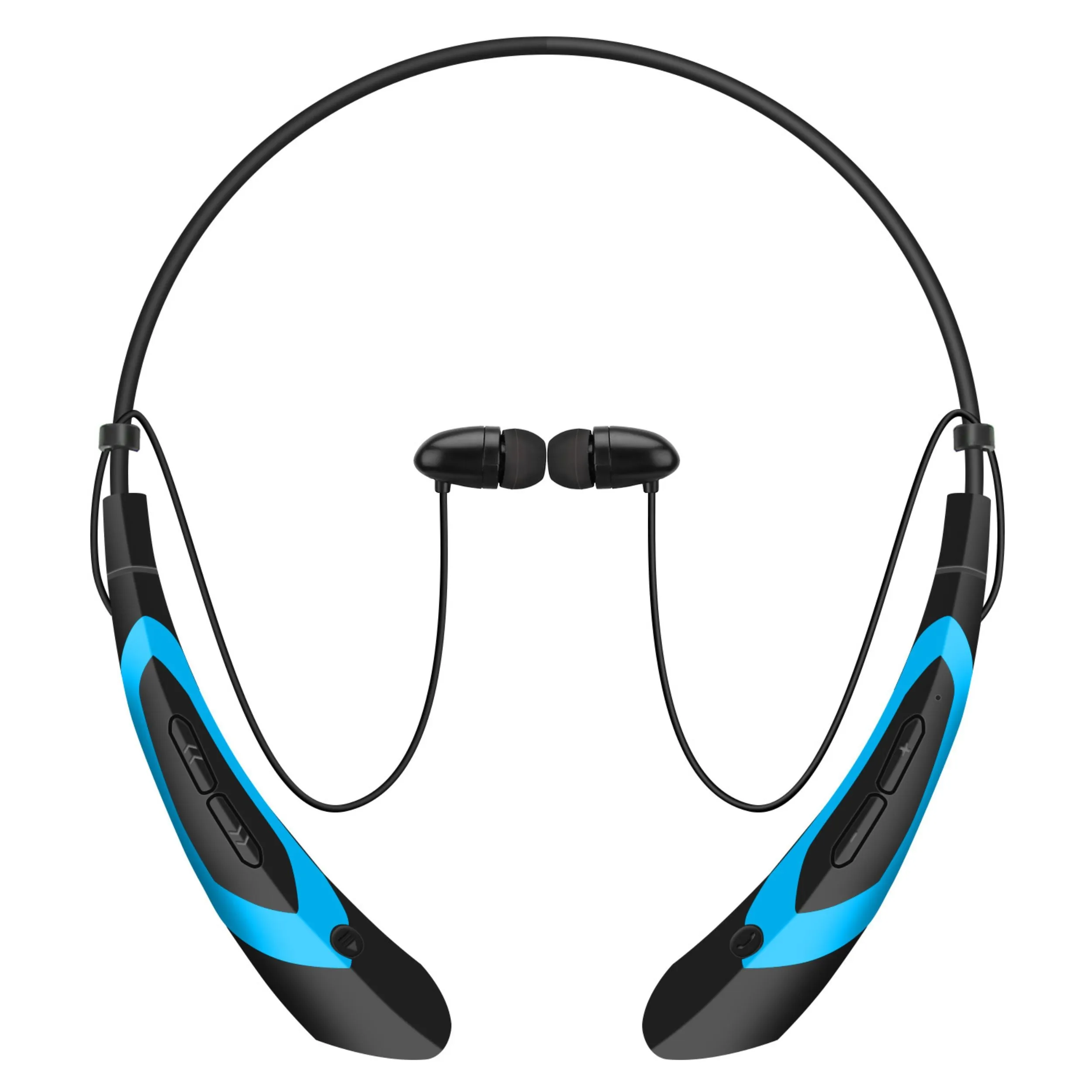 Wireless Neckband Headphones V5.0 - Sweat-proof Sport Headsets - In-Ear Magnetic Neckbands - Deep Bass Earphone with Mic - 2 Packs