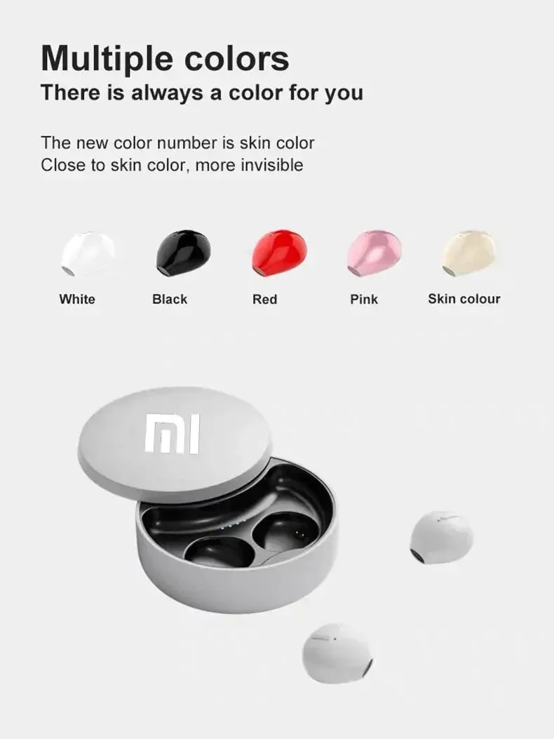 Xiaomi X21S TWS Mini Bluetooth Headphones Ture Wireless Earbuds Invisible TWS Handfree Small Earbuds Sport Earbud Built-in Mic