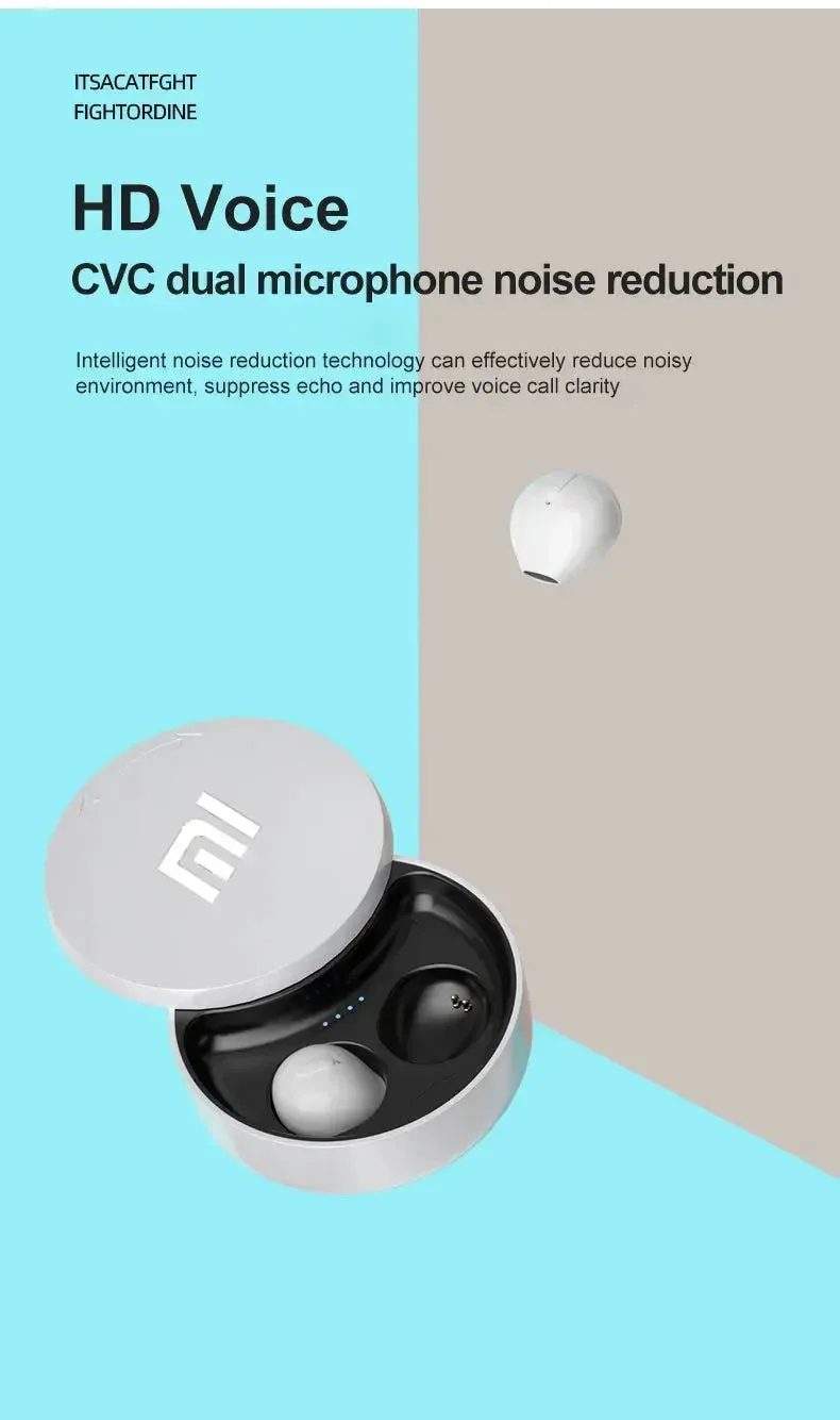 Xiaomi X21S TWS Mini Bluetooth Headphones Ture Wireless Earbuds Invisible TWS Handfree Small Earbuds Sport Earbud Built-in Mic