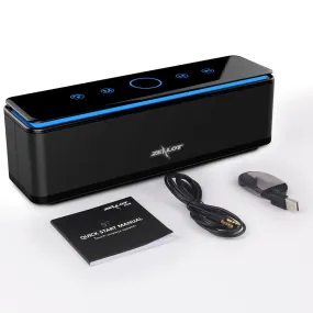 Zealot S7 Premium Bluetooth Speaker 3D Bass Stereo Water Resistant IPX5 With Power Bank And App Control